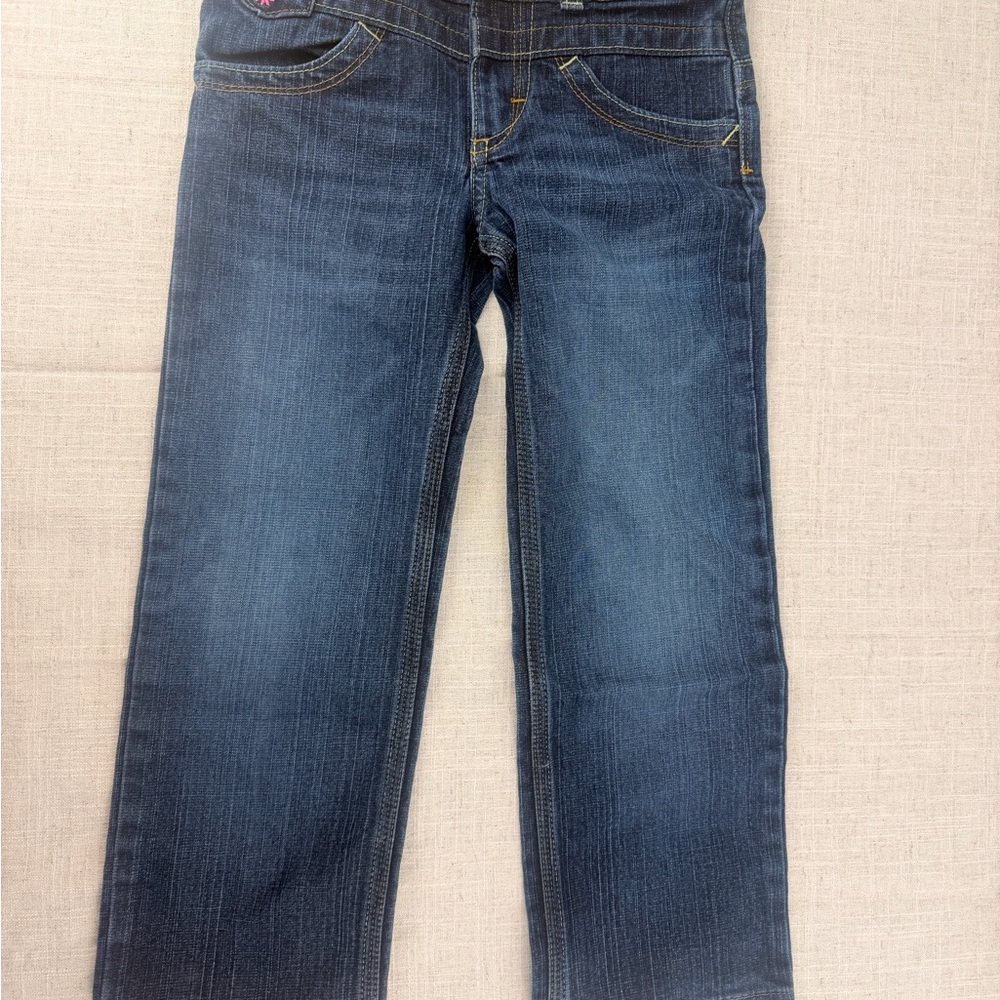 Wrangler Dark Blue Straight Jeans